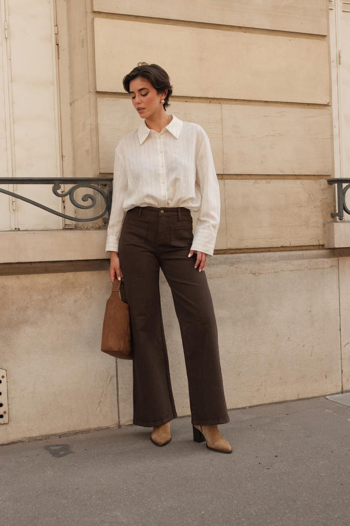 Oraije Full length Wide Gaspard Brown 31”