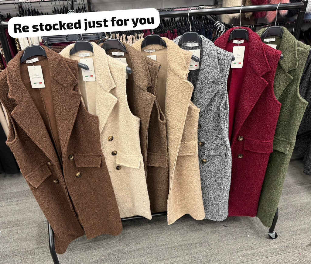 Boucle Gilet various Colours