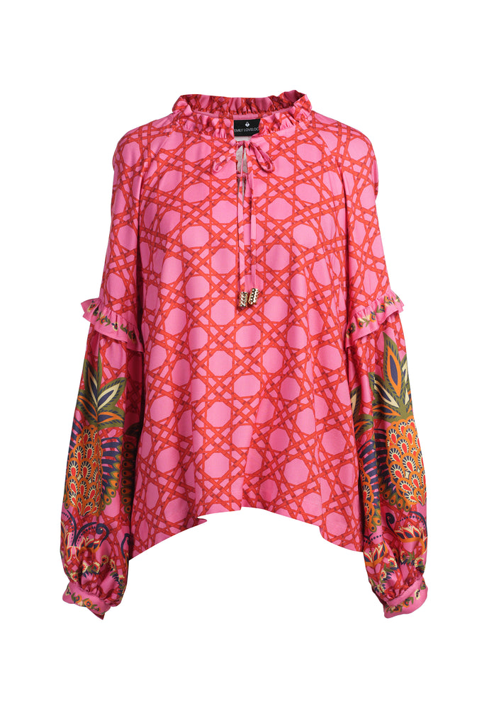 Emily Lovelock Emma Pink Thrift Blouse