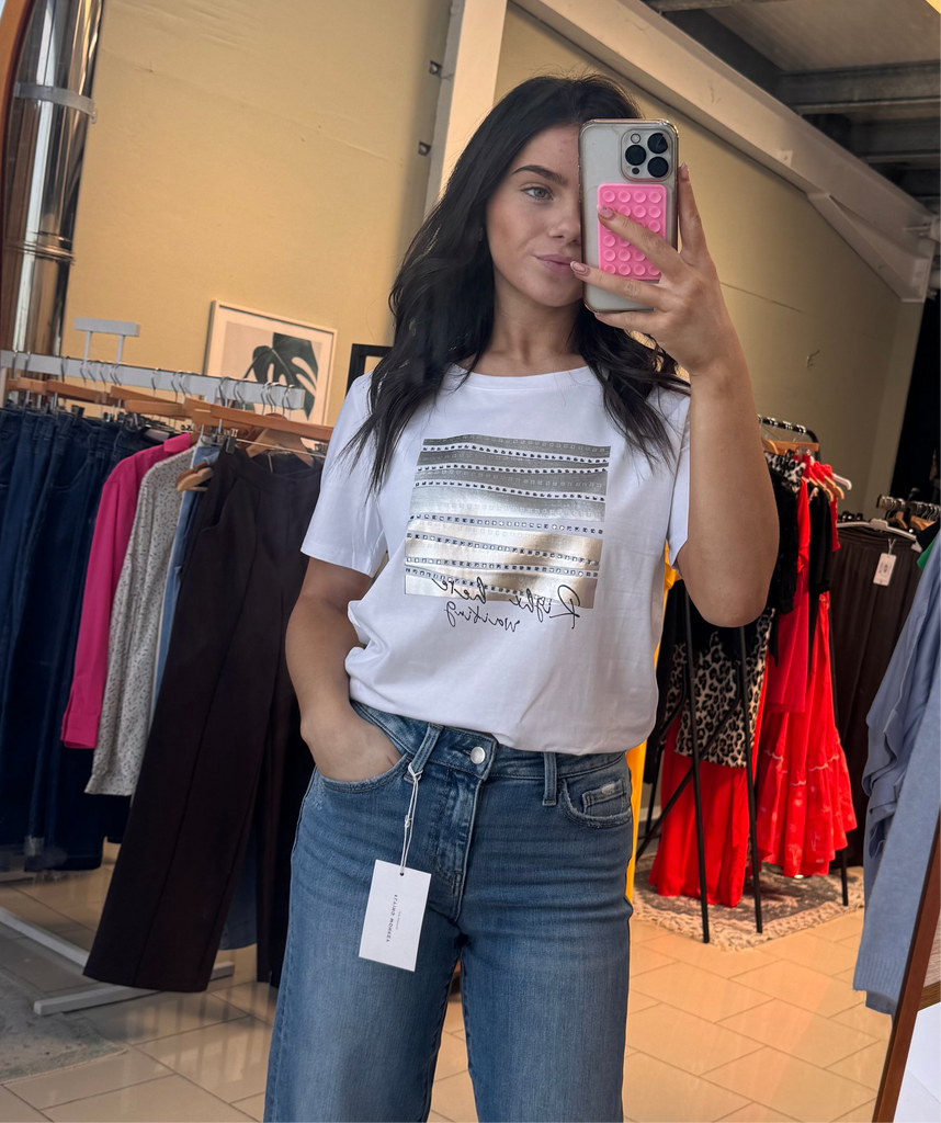 Right Here Waiting Sequin Tshirt various Colours