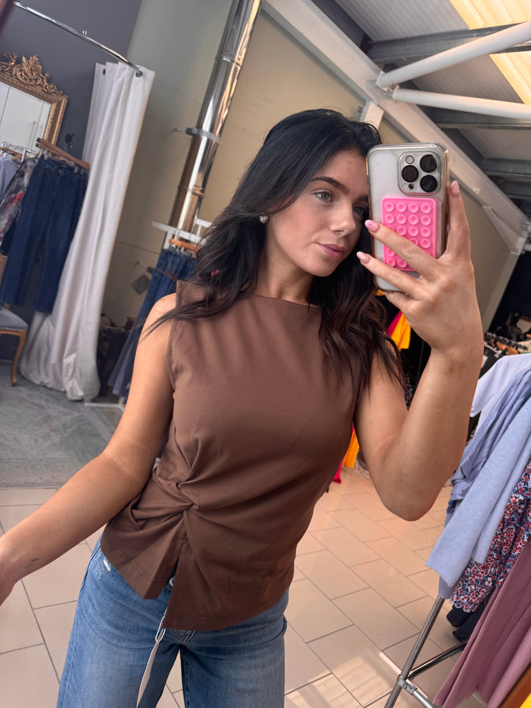 Sophie Chocolate Top