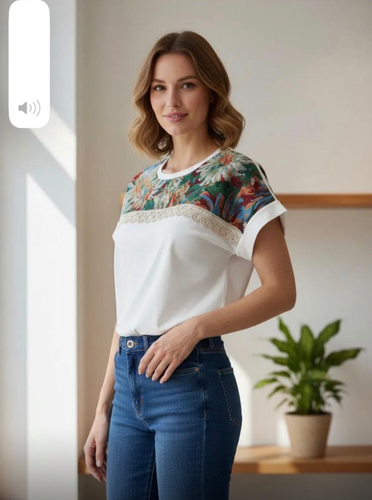Tapestry & Lace Tshirt