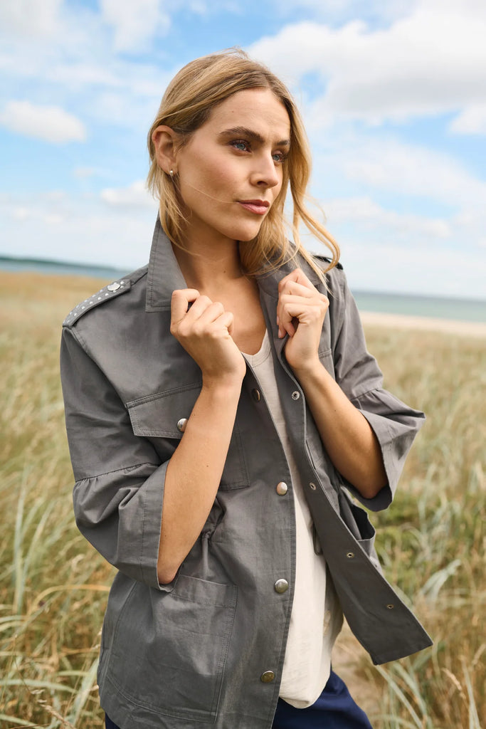 COSTA MANI GREY PLANTIE JACKET