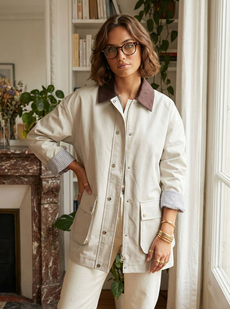 Beige Benedite Jacket - Beige