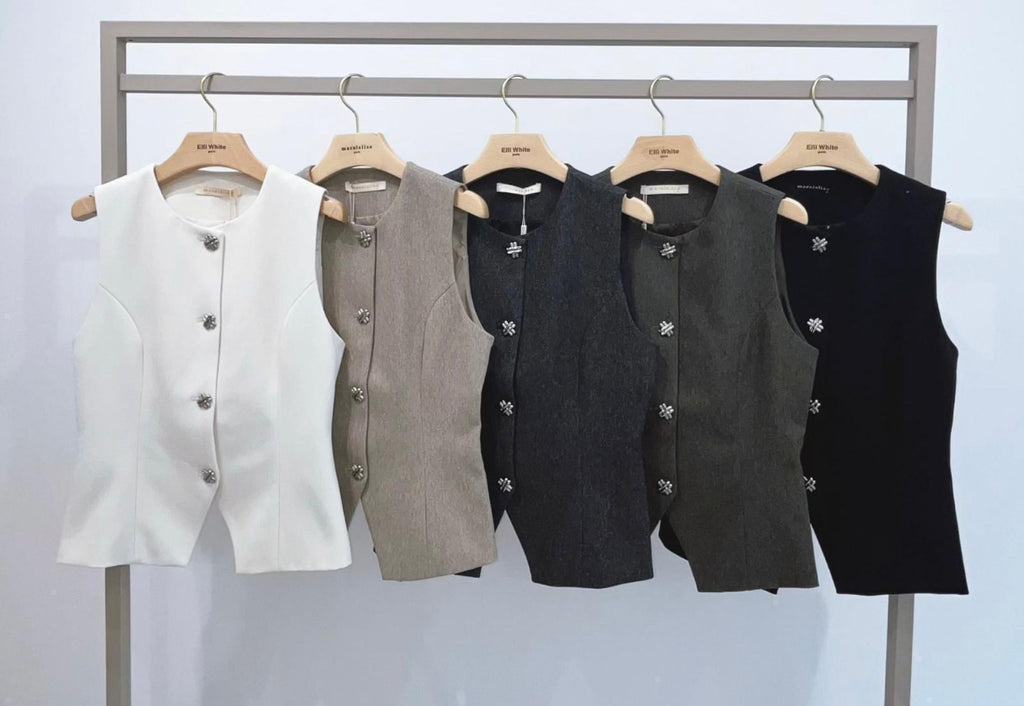 Elizabeth Off White Waistcoat
