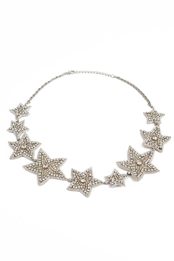 SILVER STAR NECKLACE