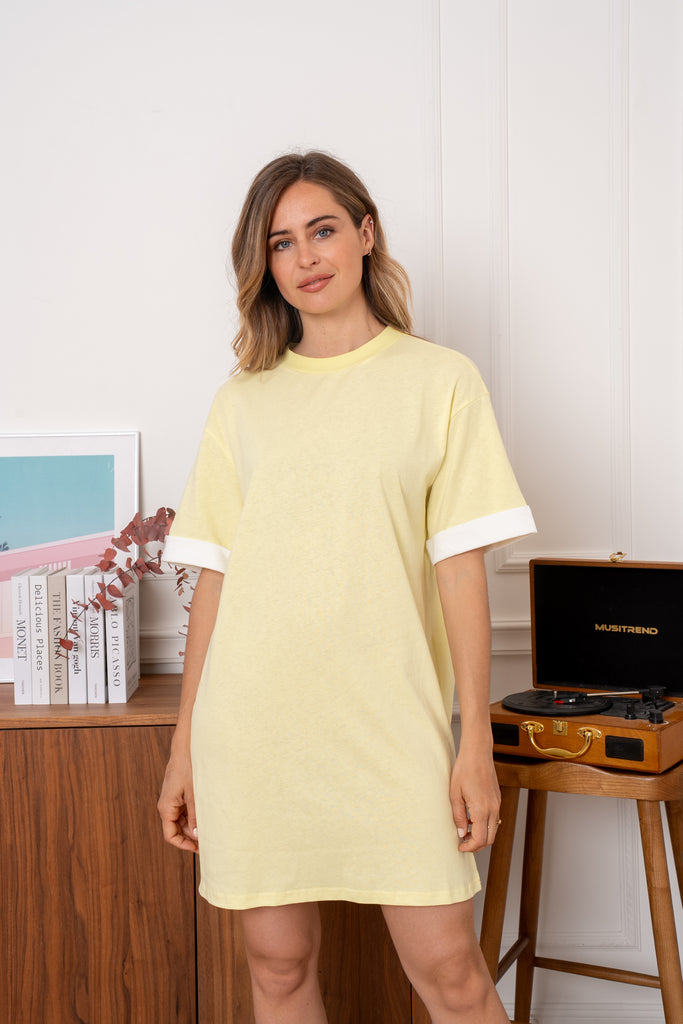 Lemon Tshirt Dress