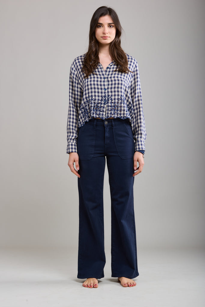 Toxik3 Navy Soft Stretch Straight Leg