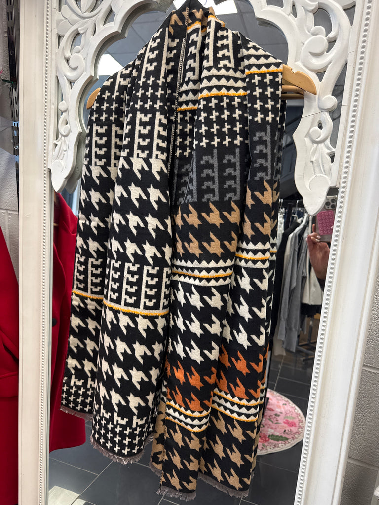 Herringbone Multi Print Scarf