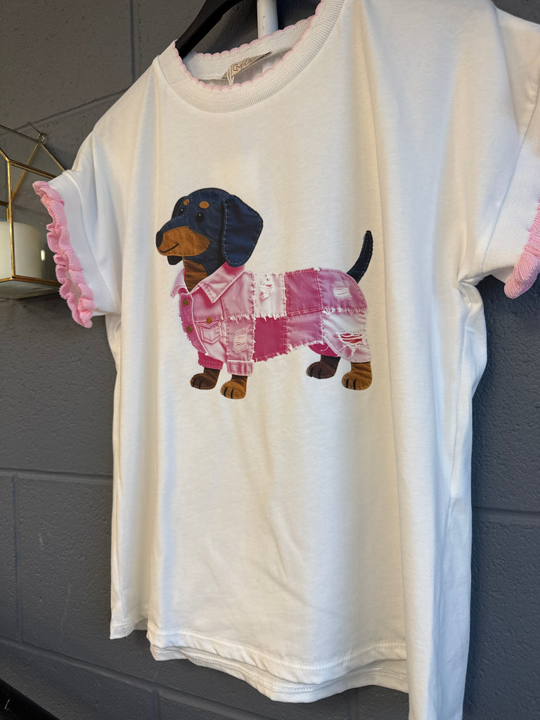 Pink Dog Tshirt