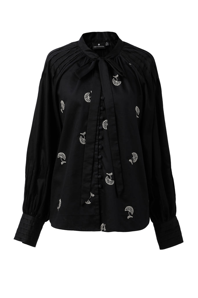 Emily Lovelock Kelsey Embroidered Blouse