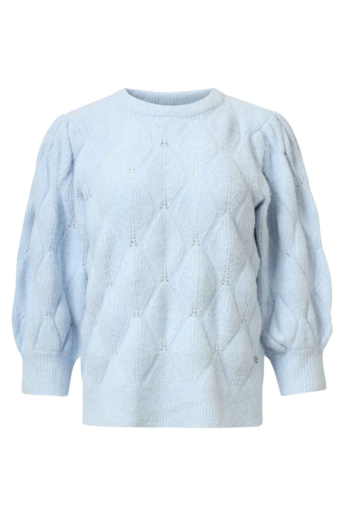 SMASHED LEMON BABY BLUE SWEATER KNIT