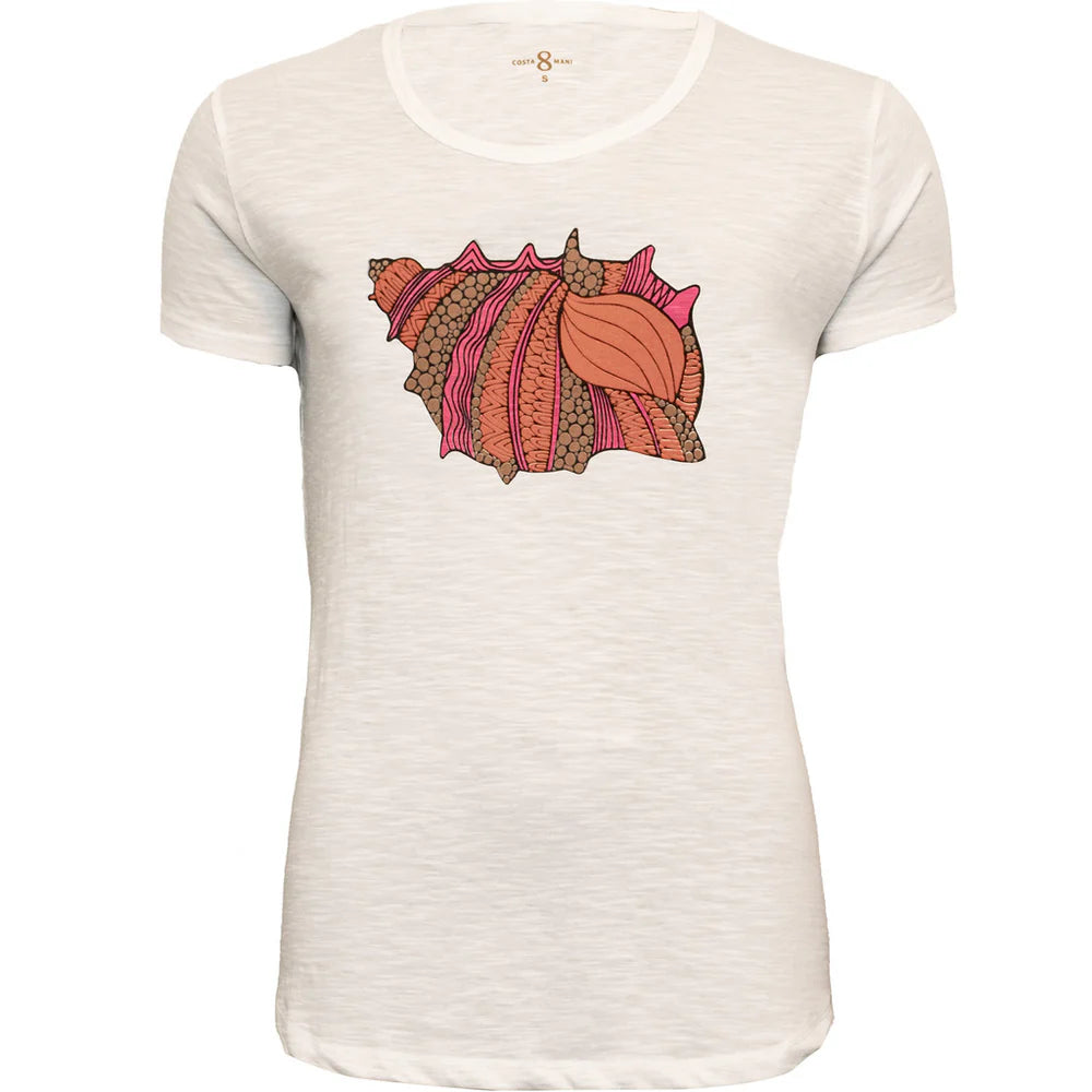 Seashell Tee - Coral Mix