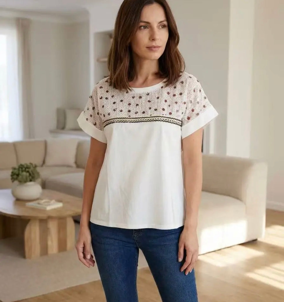 Chic Two Tone Top
