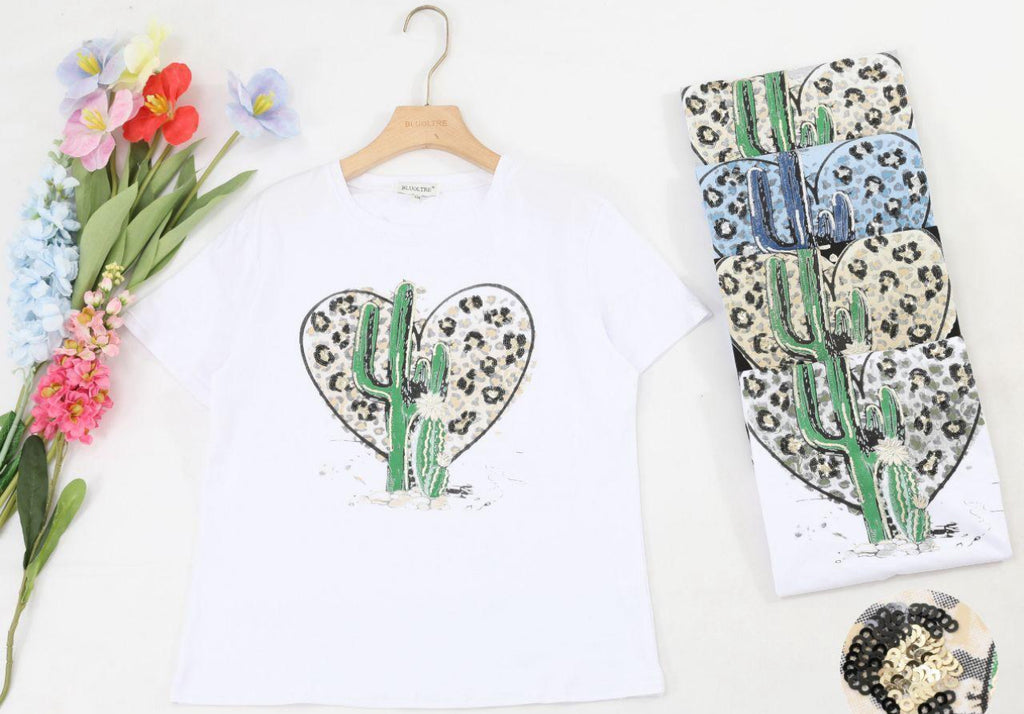 Cactus Tee in various colours