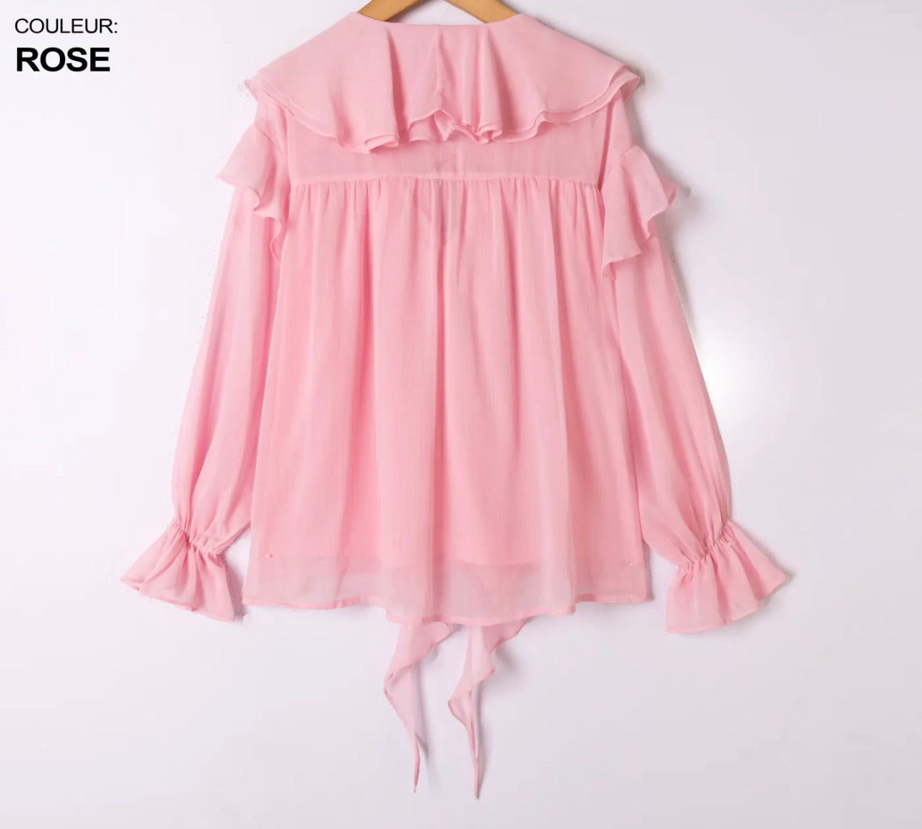Pink Ruffle Blouse – AML Boutique NI