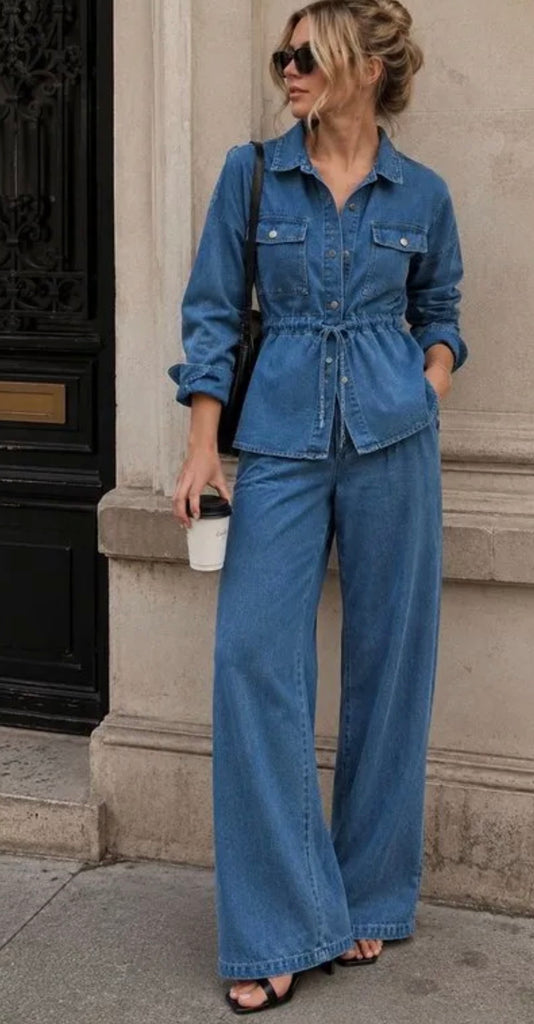 Coordinated Denim Set