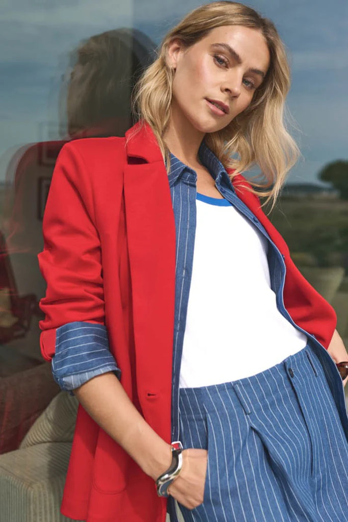 Costa Mani Birdie Blazer Red
