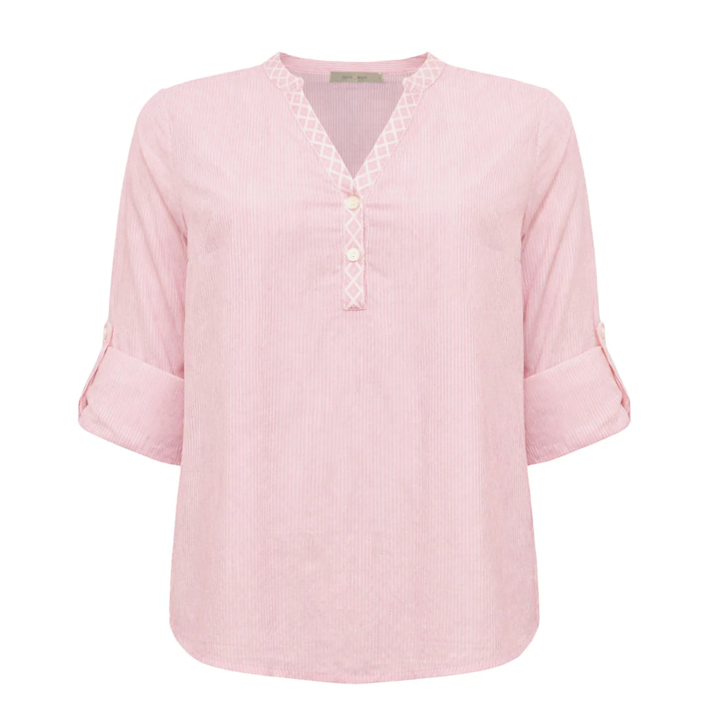 Josephine Shirt - Pink Stripe