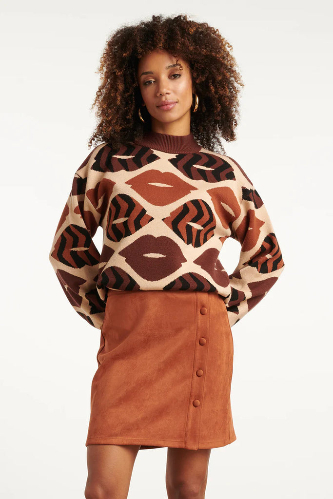 ** RESTOCKING ALL SIZES SOON** SMASHED LEMON LIPS JUMPER