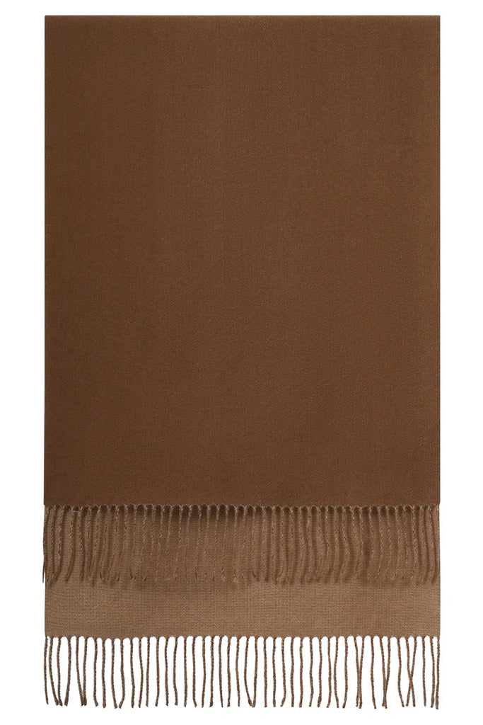 ** RESTOCKING SOON** SMASHED LEMON REVERSIBLE BROWN SCARF