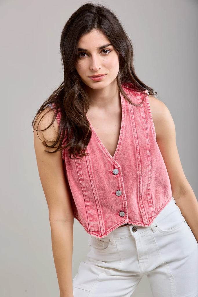 Toxik3 John Demim Waistcoat £45