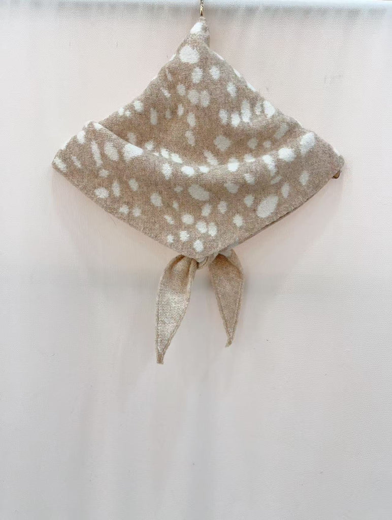 Bambi Print Triangle Scarf