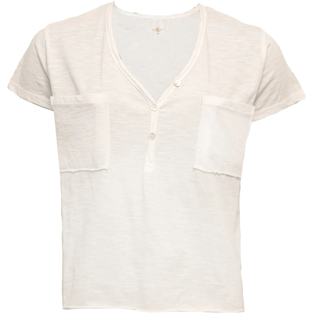 COSTA MANI WHITE POCKET TEE