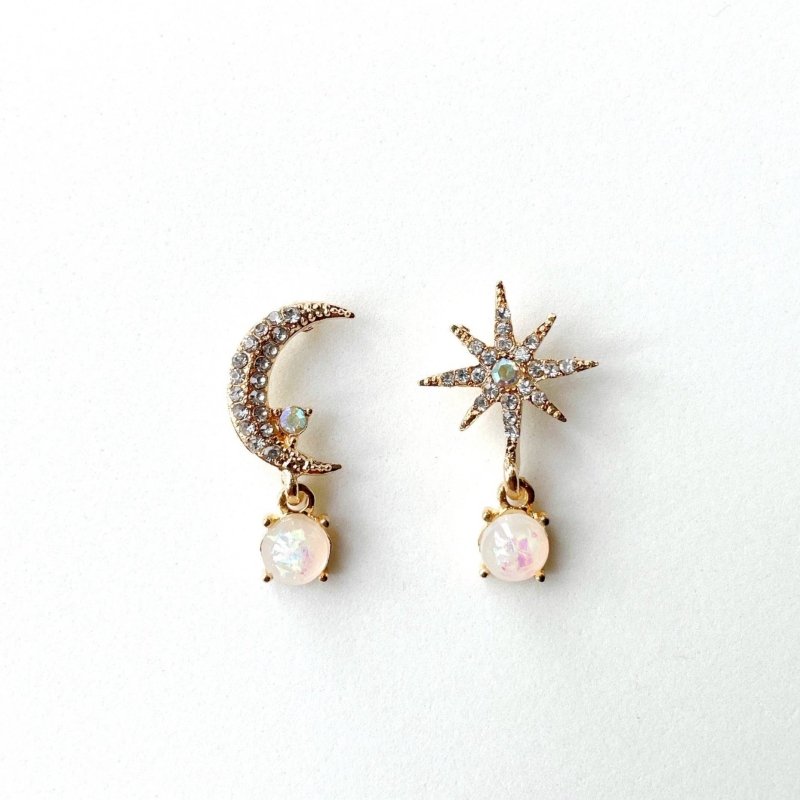 Andromeda Moon and Star Earrings - AML Boutique NI