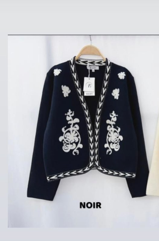 Black & White Ana Cardigan - AML Boutique NI