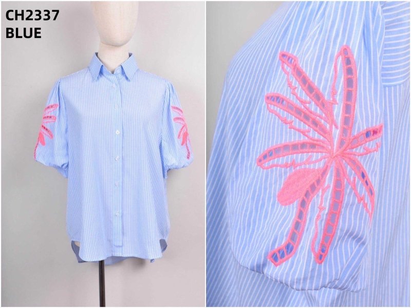 Blue Striped Abby Shirt - AML Boutique NI