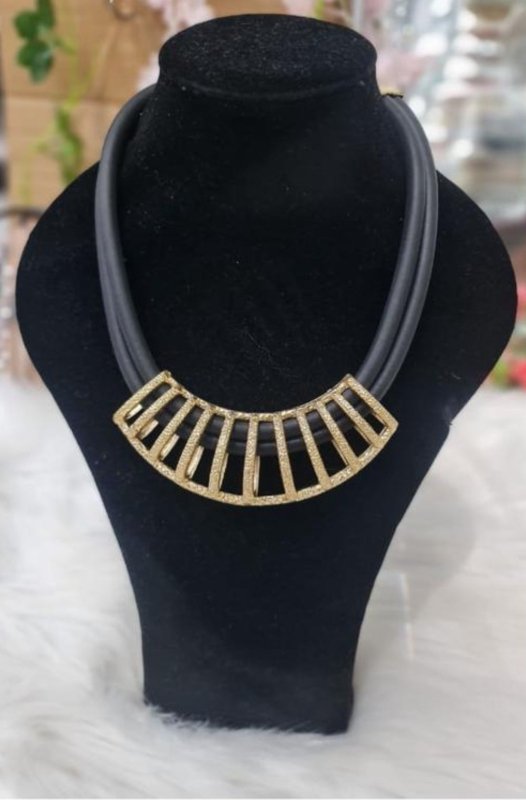 Chunky Aztec Gold Necklace - AML Boutique NI