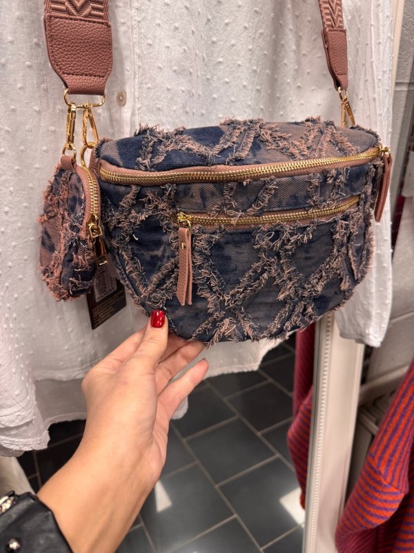 Denim Mauve Belt Bag - AML Boutique NI