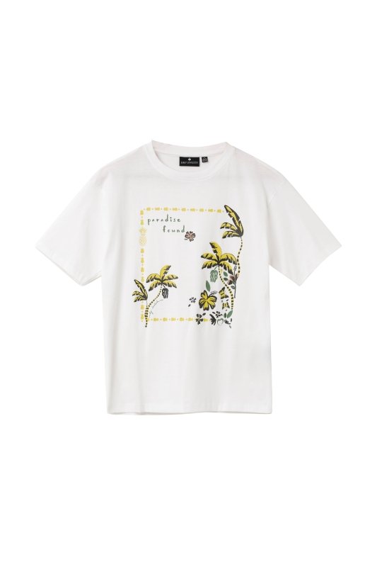 Emily Lovelock White Palm Tshirt - AML Boutique NI