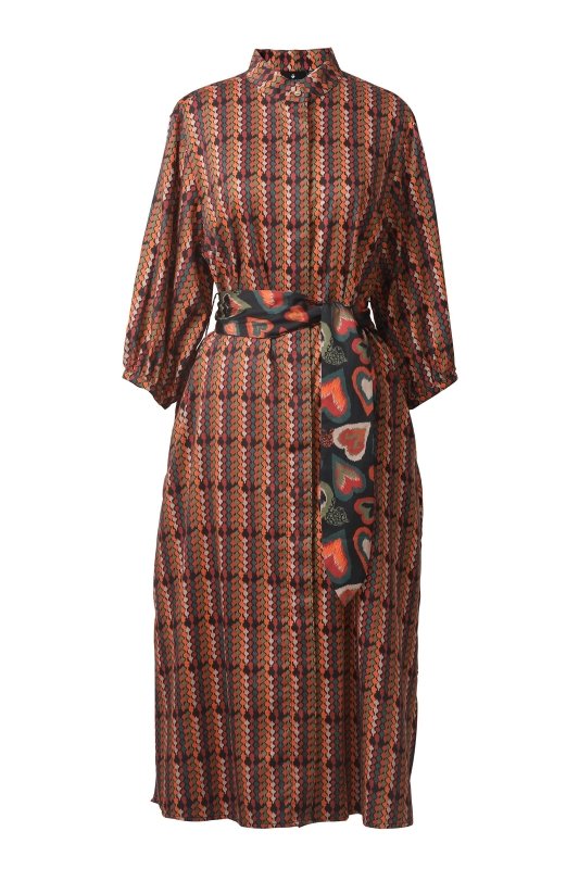 Emily Lovelock Zora Print Mix Dress - AML Boutique NI