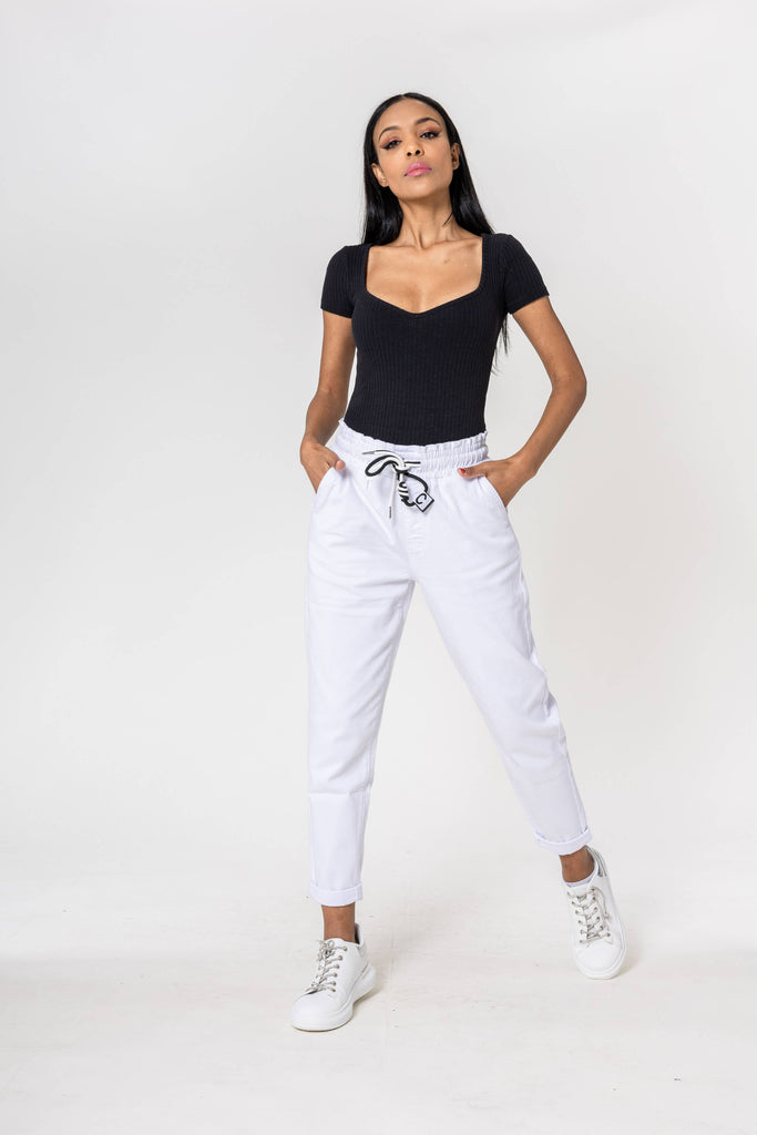 Nina Carter P200 Capri jeansbroek voor dames, grote maten, hoge taille, jeans, zomerbroek, used look, blauw (P200-5), 48 NL Nina Carter P200 Capri jeansbroek voor dames, grote maten, hoge taille, jeans, zomerbroek, used look, blauw (P200-5), 48 NL