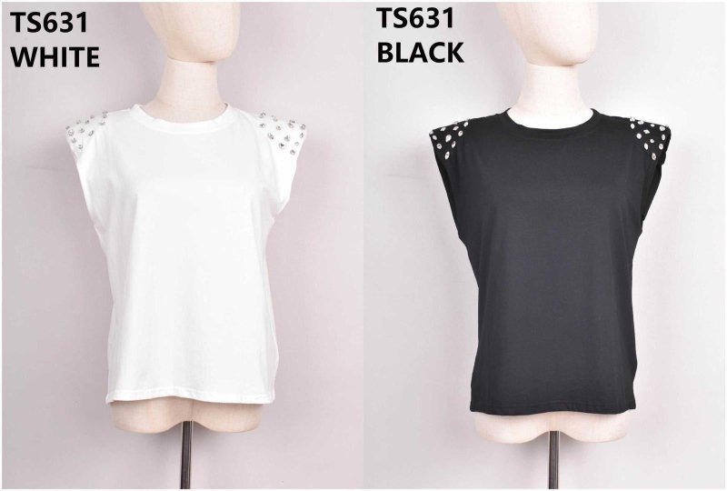 Florence Jewel Tops in Black & White - AML Boutique NI