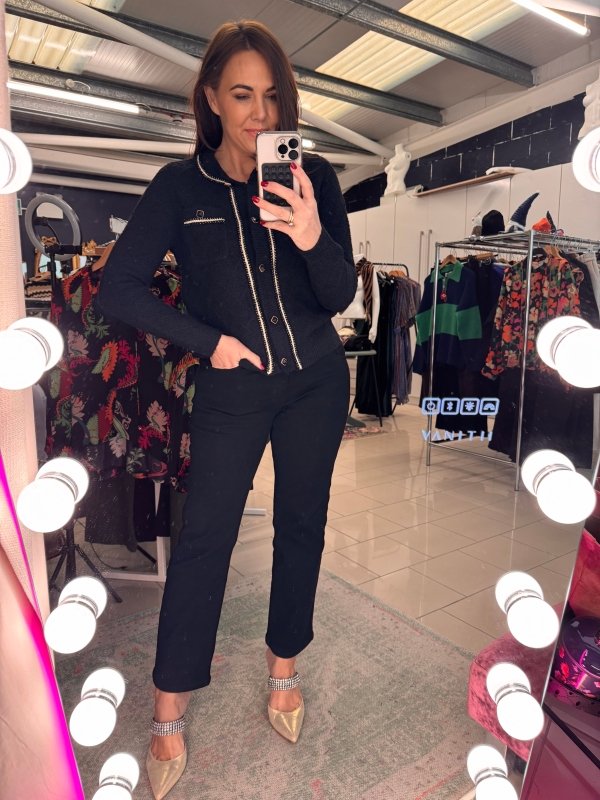 Grace Knitted Plait Detail Cardi Jacket Various Colours - AML Boutique NI