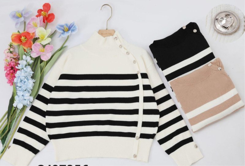 Striped Sweater Various Colours - AML Boutique NI