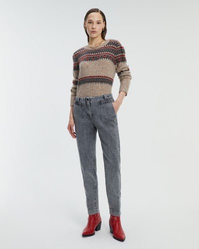 Andam Grey Straight Leg Jeans - AML Boutique NI