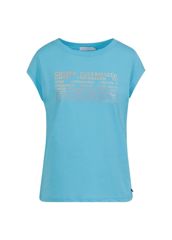 Coster Copenhagen Tshirt with Coster Foil Print - AML Boutique NI