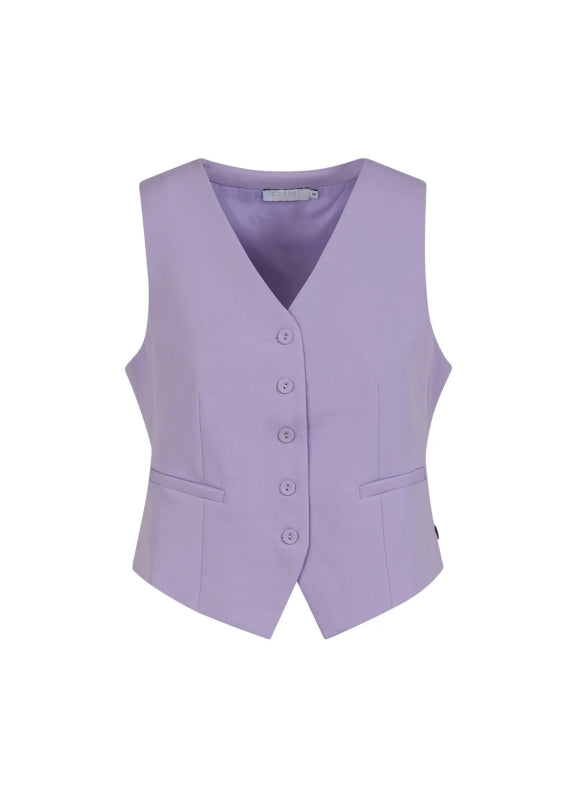 Coster Lilac Short Tailored Vest - AML Boutique NI