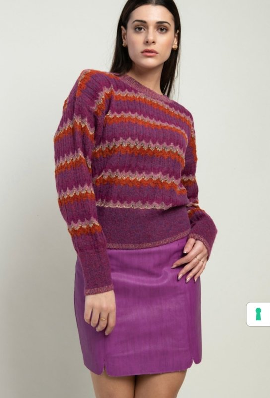 Goa Goa Gnocchi Skirt In Purple - AML Boutique NI