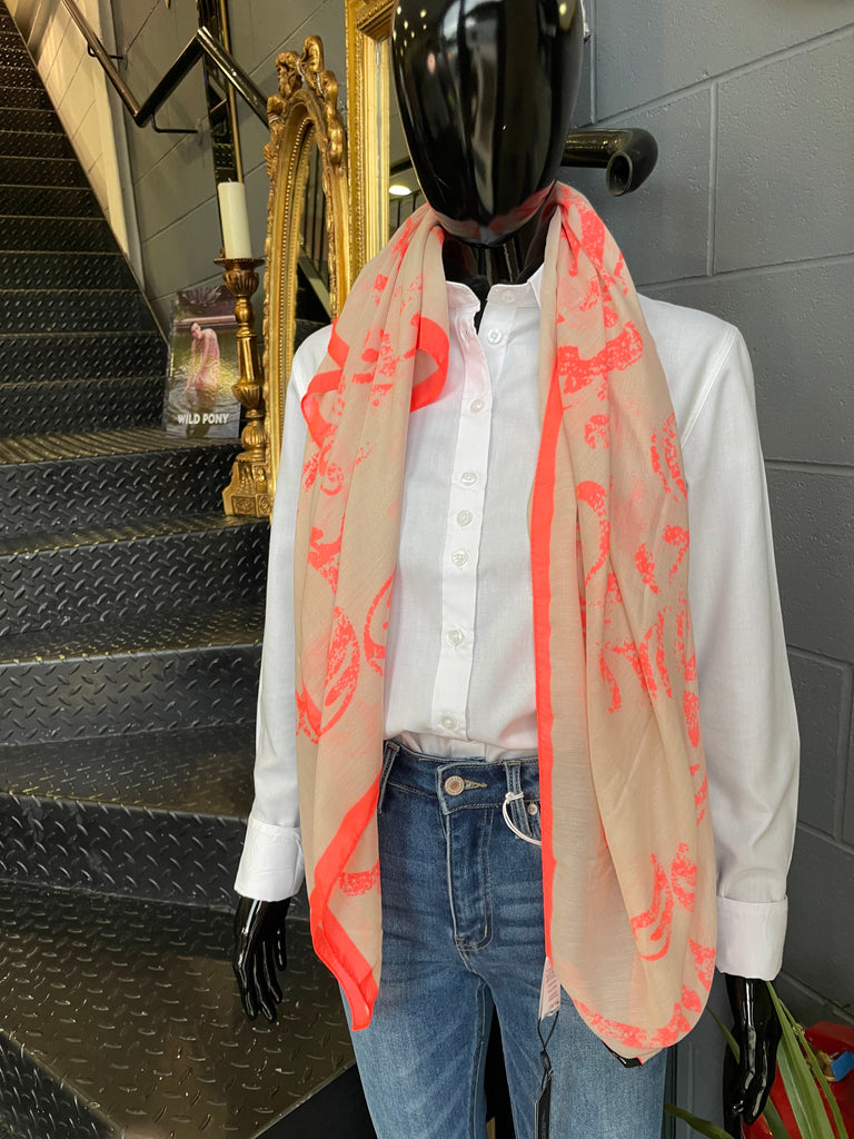 FRAAS Fluorescent Pink Scarf