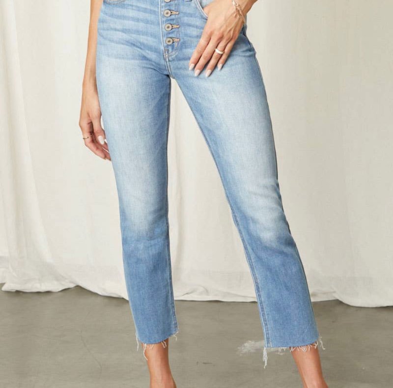 KanCan USA High Rise Straight Leg Jeans - AML Boutique NI