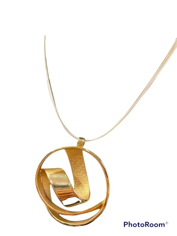 Karen Sampson Gold Pendant Necklace - AML Boutique NI