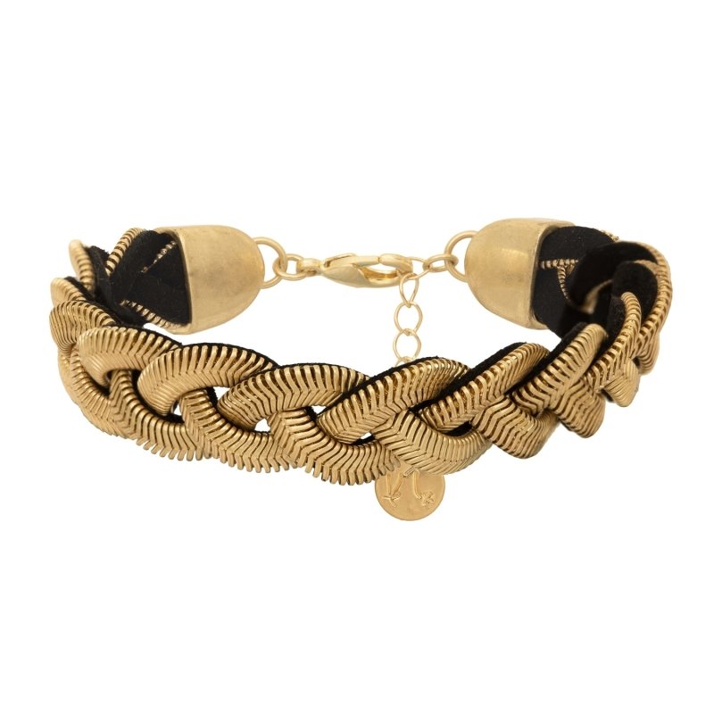 Kate Thornton Gold Plaited Bracelet - AML Boutique NI