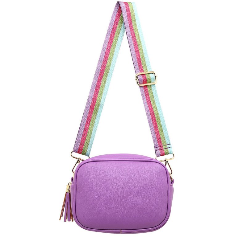 Lavender Tassel Box Bag with Funky Strap - AML Boutique NI