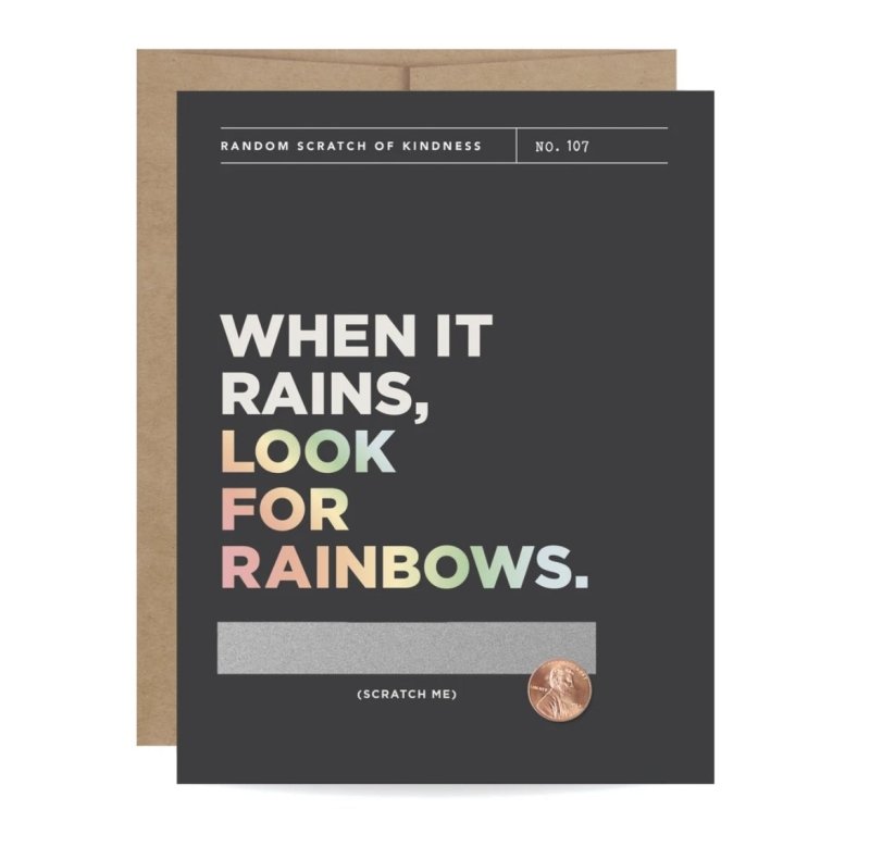 Look For Rainbows Scratch Off Card - AML Boutique NI