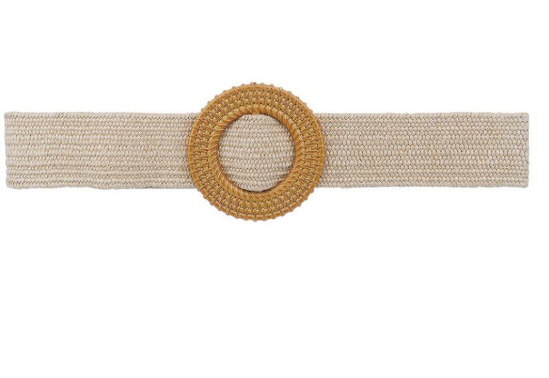 Rafia Straw Elastic Sand Belt - AML Boutique NI
